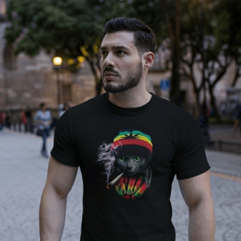 Rasta Kitty tee